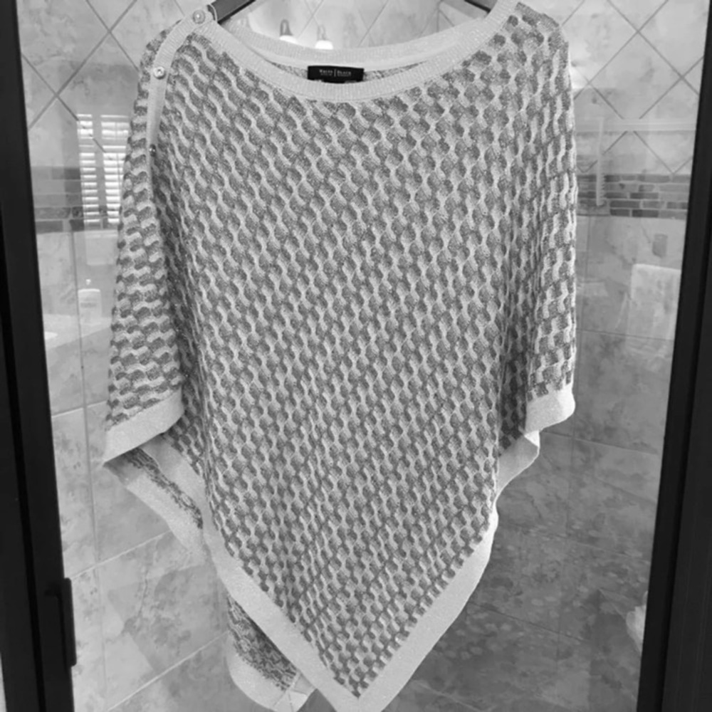 White House Black Market Poncho Sweater